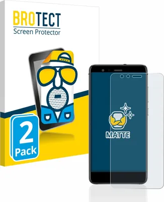 Produktbild von 2x BROTECT Schutzfolie für Huawei P10 Lite Displayschutz Displayschutzfolie Folie Matt Entspiegelungsfolie