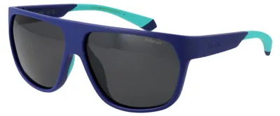 Obrázek produktu pro POLAROID PLD 7053/S FLL MATTE BLUE 60/12/140 Pánské sluneční brýle