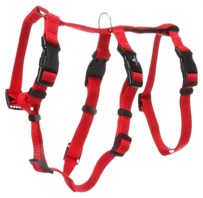 Obrázek produktu pro Bezpečnostní postroj pro kočky Flamingo Zera, barva červená