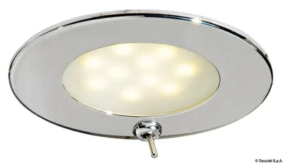Image de Atria LED encastré acier VA, poli interrupteur , 1 pièce