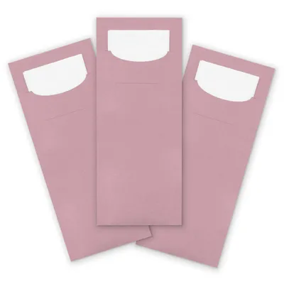 Produktbild von itenga 24x Bestecktasche / Pochetten Rosa  mit Serviette