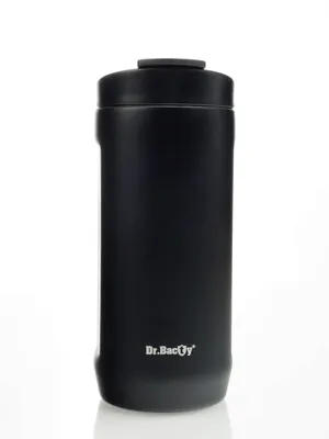 Produktbild von Thermobecher für Kaffee 2-in-1 Dr.Bacty Notus 360 ml - schwarz