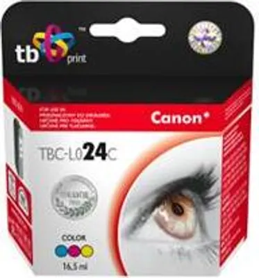 Produktbild von Tintenpatrone, Kompatibel mit Canon BCI-24C, 6882A002, CL