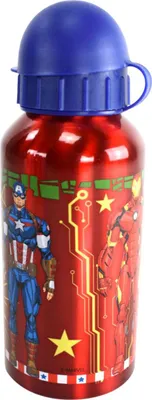 Produktbild von Marvel Aluminium Trinkflasche 400 ml – Auslaufsicher & Praktisch