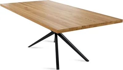Produktbild von Esstisch Daisey 9 140x76x90 Esszimmertisch Massivholz Wildeiche