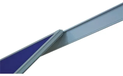 Produktbild von Wandschienen Set Pro 200x6cm silber
