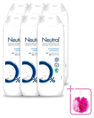 Obrázok produktu pre 6 x Šampón Neutral 0 % pre normálne vlasy - 250 ml - Ekonomické balenie - 6 kusov