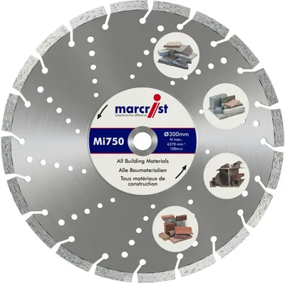 Produktbild von Marcrist Diamanttrennscheibe Mi750S Ø 300mm Beton u. Granit
