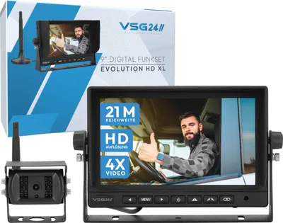 Produktbild von 9" FUNK-Set EVOLUTION HD XL | Wohnmobil & LKW bis 21 Meter RVS-24544