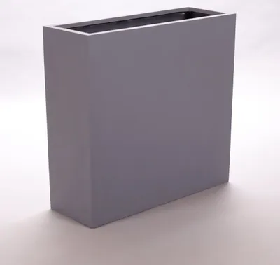 Produktbild von Elegant Einrichten | Pflanzkübel | Fiberglas | Raumteiler | rechteckig | 84x30x80cm | grau.