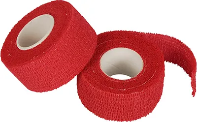 Produktbild von Rollen Pflaster / Bandagen selbsthaftend 5 m x 2,5 cm rot