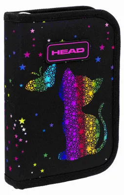 Zdjęcie produktu dla Piórnik Head Golden Rainbow Kitty dwuklapkowy bez wyposażenia