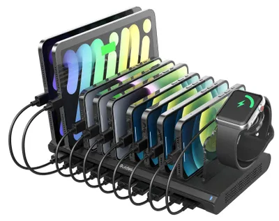 Obrázok produktu pre Nabíjacia stanica pre viacero zariadení, 120 W nabíjací adaptér s technológiou PD a QC 3.0