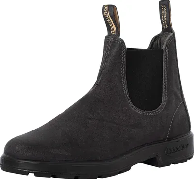 Produktbild von Blundstone Chelsea-Stiefel aus gewachstem Wildleder, Grau 42 EU