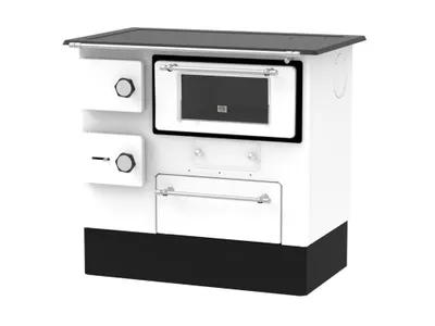 Obrázek produktu pro ALFA PLAM, sporák REGULAR CE 46 ECO, teplovzdušný 8 kW, pravý, bílý