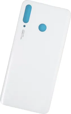 Produktbild von Für Huawei P30 Lite Pearl White Weiss MAR-L01A Akkudeckel Back Cover Mit Kleber