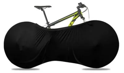 Produktbild von Fahrradabdeckung Schwarz Dehnbar Waschbar Staubdicht für Mountainbike Rennrad Citybike