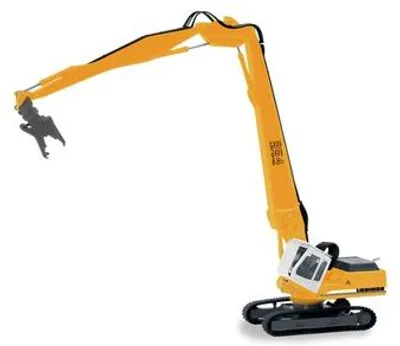 Produktbild von Herpa 152006-001 - 1/87 Liebherr Raupenbagger 954 Litronic Longfront m. Abbruchz