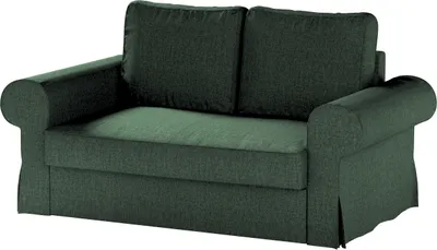 Produktbild von Dekoria Bezug für Backabro 2-Sitzer Sofa ausklappbar, dunkelgrün, Bezug für Backabro 2-Sitzer Sofa