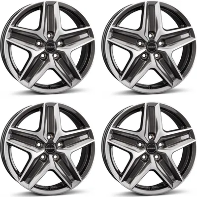Image de 4 jantes Borbet CWZ 7,5x18 ET53 5x130 ANTP pour Citroën Jumper 5x130 ANTP pour Citroën Jumper Jantes en aluminium