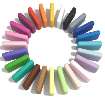 Productafbeelding van Solidchoice - 24 Kleuren Foam Klei Set voor Creatieve Projecten