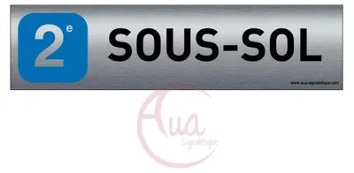 Türschild aus Aluminium, 200 x 50 mm, selbstklebend
