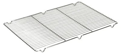 Produktbild von Tortengitter Edelstahl 59x39cm, 6 FüßcheninTortengitter Rechteck aus Edelstahl