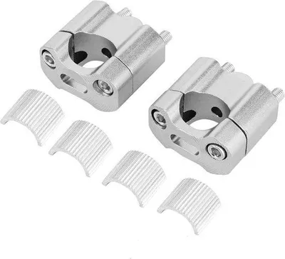 Zdjęcie produktu dla Adapter sterowania silnikiem 22 mm/28 mm, aluminium CNC, kolor srebrny.