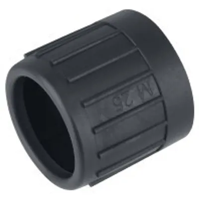 Obrázek produktu pro Plastová koncovka černá, odolná proti UV záření - Koncovka pro trubku 63 mm E-Ku-E 63 sw UV