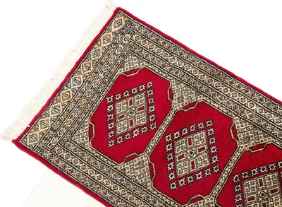 Zdjęcie produktu dla 174x62 CM Oryginalny, ręcznie tkany dywan z wełny kaszmirskiej w Pakistanie