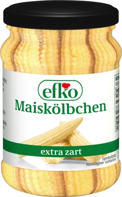 Produktbild von efko Maiskölbchen 220g