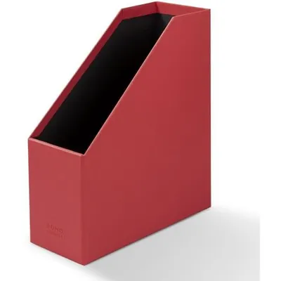 Image de Porte-revues avec poignée S.O.H.O. rouge pour A4