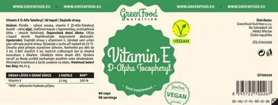 Produktbild von Natural Vitamin E, 90 Kapseln