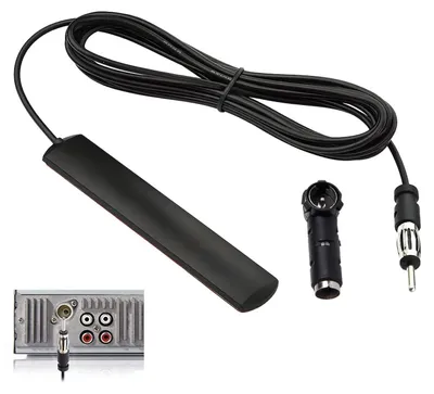 FM-Autoradioantenne, Frontscheibenantenne, 3 m Kabel, DIN-Stecker, universell