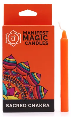 Produktbild von Intentional Kerzen 12er SET SACRAL CHAKRA orange KREATIVITÄT
