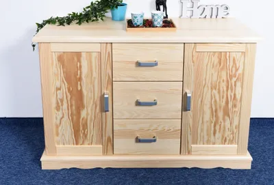 Produktbild von Sideboard, Kommode - Farbe: Natur, Breite: 120 cm