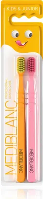 Immagine prodotto di Spazzolino da denti per bambini Ultra Soft Arancione/Rosa 2 pezzi