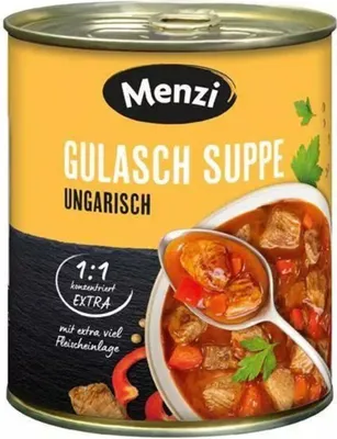 Produktbild von Menzi Gulasch Suppe ungarisch 1:1 extra, 800ml