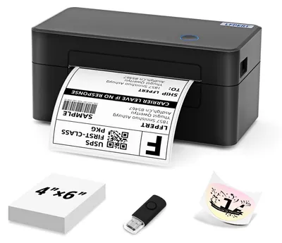 Productafbeelding van Labelprinter - 4 x 6 Verzendetiketten Printer, USB Aansluiting