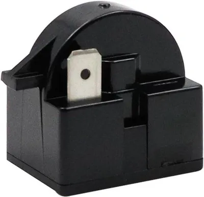 Image de 4 relais de démarrage noirs à 1 broche et 15 ohms pour compresseur de réfrigérateur