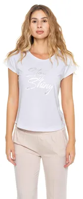 Produktbild von Elegantes Damen-T-Shirt mit kurzen Ärmeln
