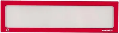 Produktbild von Infotasche Recycling Überschrift A4quer/A3hoch B312xH60mm rot