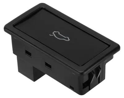 Image de Bouton-poussoir pour hayon arrière 3D0959831D ABS noir de rechange pour A4 A6 A7 A8