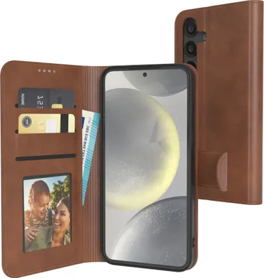 Produktbild von EAZY CASE Business Hülle für Samsung Galaxy S24 klappbar, Premium Kunstleder Handyhülle mit Kartenfach