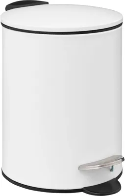Immagine prodotto di 5five Simply Smart Abfalleimer Colorama Soft Close, Metall, Kunststoff, Weiß, 3 L, 174528I