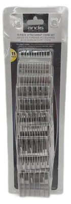 Produktbild von Andis US-1/LCL/AAC-1, Kamm-Set, Grau, Andis, AAC-1, LCL, MTC, US-1, 11 Stück(e), 76,2 mm