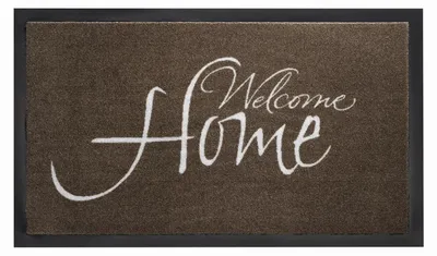 Image de SIENA HOME Paillasson Peva Welcome taupe 45 x 75 cm