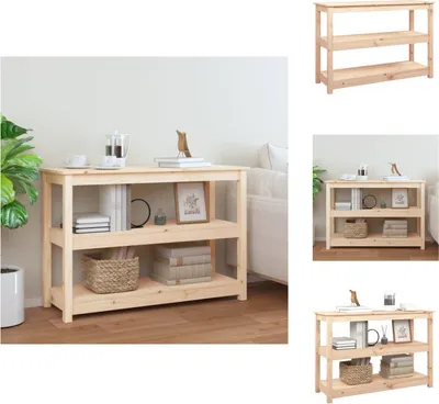 Obrázek produktu pro vidaXL Konzolový stolek 110x40x74 cm z masivního borovicového dřeva - Odkládací stolky