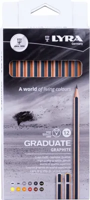 Zdjęcie produktu dla Lyra Graduate Zestaw ołówków artystycznych 6 szt.