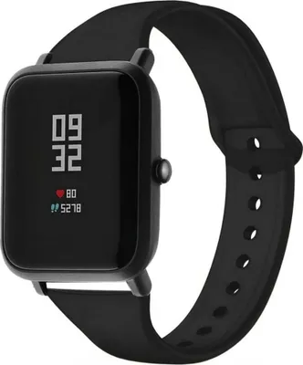 Image de imoshion Bracelet en silicone pour Amazfit GTS / BIP - Noir